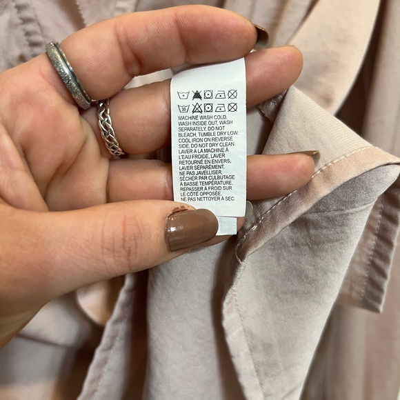 Lucky Brand Silky Babydoll Blouse - Picture 9 of 11